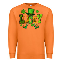 Carrot St. Patrick's lucky leprechaun Premium Sweatshirt - OliviaCreatesArt