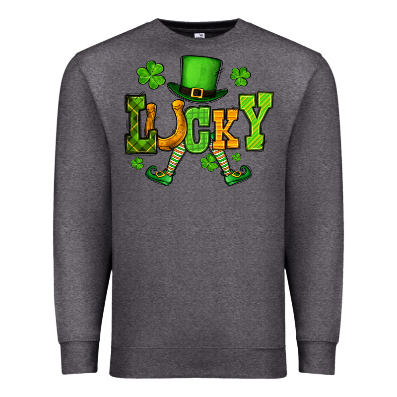St. Patrick's Lucky Leprechaun Premium Sweatshirt by OliviaCreatesArt | Teevron