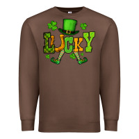 Chestnut St. Patrick's lucky leprechaun Premium Sweatshirt - OliviaCreatesArt