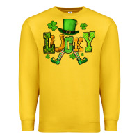 Lemon St. Patrick's lucky leprechaun Premium Sweatshirt - OliviaCreatesArt