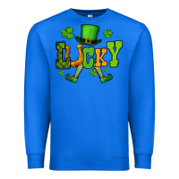 True Royal St. Patrick's lucky leprechaun Premium Sweatshirt - OliviaCreatesArt