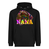 Black football nana Heavyweight Hoodie - OliviaCreatesArt