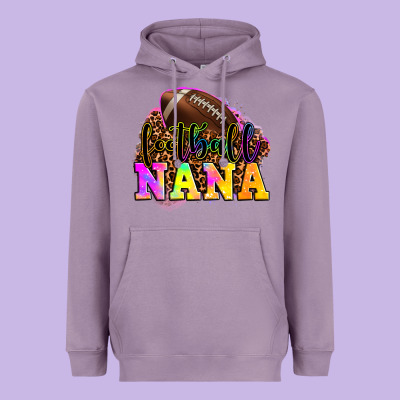 Football Nana Heavyweight Hoodie Designed By Oliviacreatesart