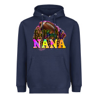 Navy football nana Heavyweight Hoodie - OliviaCreatesArt