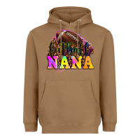Toasted Coconut football nana Heavyweight Hoodie - OliviaCreatesArt
