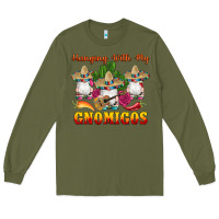 Army Green hanging with gnomigos Long Sleeve Tee - Artiststas