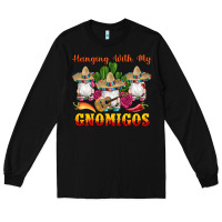 Black hanging with gnomigos Long Sleeve Tee - Artiststas