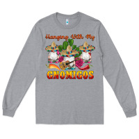 Heather Grey hanging with gnomigos Long Sleeve Tee - Artiststas