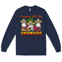 Navy hanging with gnomigos Long Sleeve Tee - Artiststas