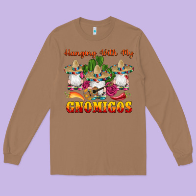 Hanging With Gnomigos Long Sleeve Tee Designed By Artiststas