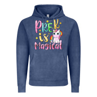 Vintage Denim pre k is magical Vintage Hoodie - NancyCooperArtShop