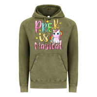 Vintage Olive pre k is magical Vintage Hoodie - NancyCooperArtShop