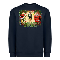Navy Christmas Friends Squad Heavyweight Sweatshirt - Bettercallsaul
