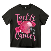 Asphalt tackle cancer helmet Heavy Core Tee - AdoDesignShop