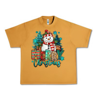 Peanut Butter merry christmas snowman Urban Heavy Tee - MaliasSmallBusiness