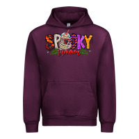 Mauve Wine spooky summer vibes Urban Hoodie - CowhideDigitalArt