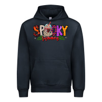 Navy spooky summer vibes Urban Hoodie - CowhideDigitalArt