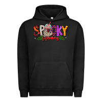 Pigment Black spooky summer vibes Urban Hoodie - CowhideDigitalArt