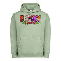 Pigment Oil Green spooky summer vibes Urban Hoodie - CowhideDigitalArt