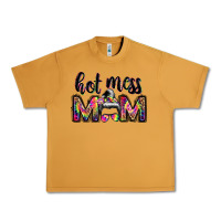Peanut Butter hot mess mom messy bun Urban Heavy Tee - JahusDesignShop