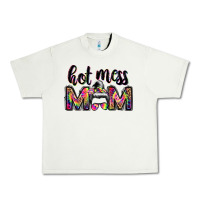 Pistachio hot mess mom messy bun Urban Heavy Tee - JahusDesignShop