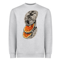 Heather Grey Lunar Fruit Heavyweight Sweatshirt - Bettercallsaul