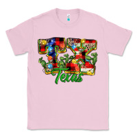 Bubblegum Pink Christmas Texas Classic Tee - MaliasSmallBusiness