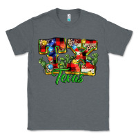 Charcoal Heather Christmas Texas Classic Tee - MaliasSmallBusiness