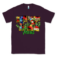 Plum Christmas Texas Classic Tee - MaliasSmallBusiness