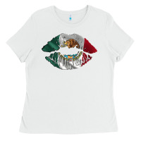 White mexico lips Ladies Tee - AdoDesignShop