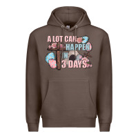 Coffee Easter Day A lot can happen in 3 days Premium Hoodie - CowGirlArtShop