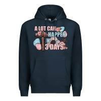 Navy Easter Day A lot can happen in 3 days Premium Hoodie - CowGirlArtShop