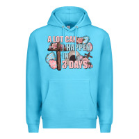 Ocean Blue Easter Day A lot can happen in 3 days Premium Hoodie - CowGirlArtShop