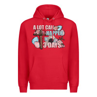 Red Easter Day A lot can happen in 3 days Premium Hoodie - CowGirlArtShop