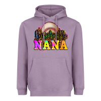 Lavender baseball nana Heavyweight Hoodie - OliviaCreatesArt