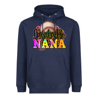 Navy baseball nana Heavyweight Hoodie - OliviaCreatesArt