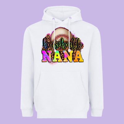 Baseball Nana Heavyweight Hoodie Designed By Oliviacreatesart