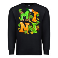 Black St. Patrick's Day mini Premium Sweatshirt - OliviaCreatesArt
