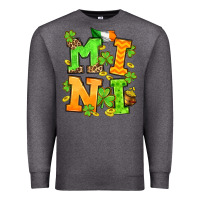 Charcoal Heather St. Patrick's Day mini Premium Sweatshirt - OliviaCreatesArt