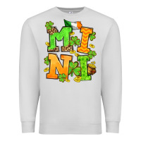 Dove Grey St. Patrick's Day mini Premium Sweatshirt - OliviaCreatesArt
