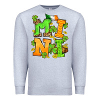 Heather Grey St. Patrick's Day mini Premium Sweatshirt - OliviaCreatesArt