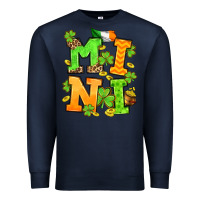 Navy St. Patrick's Day mini Premium Sweatshirt - OliviaCreatesArt