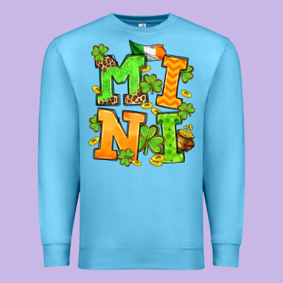St. Patrick's Day Mini Premium Sweatshirt Designed By Oliviacreatesart