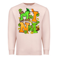 Pale Pink St. Patrick's Day mini Premium Sweatshirt - OliviaCreatesArt