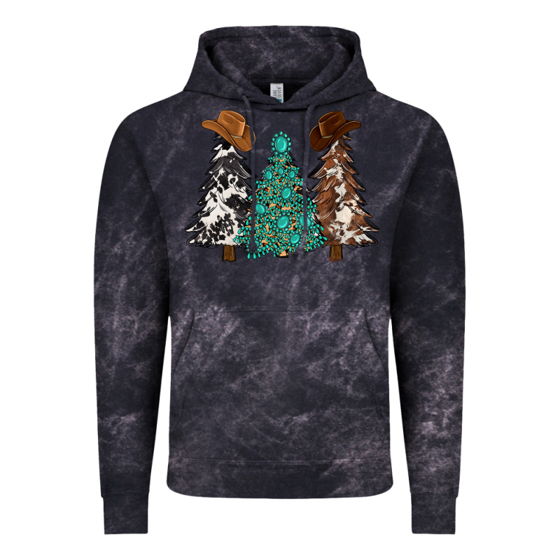 Cowhide With Gemstones Trees Vintage Hoodie by MaliasSmallBusiness | Teevron