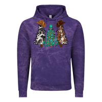 Cloud Purple cowhide with gemstones trees Vintage Hoodie - MaliasSmallBusiness