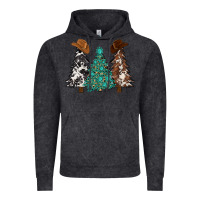 Vintage Black cowhide with gemstones trees Vintage Hoodie - MaliasSmallBusiness