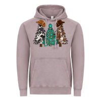 Vintage Zinc cowhide with gemstones trees Vintage Hoodie - MaliasSmallBusiness