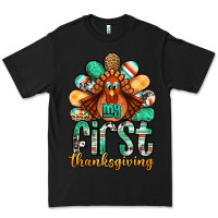 Black my first thanksgiving turkey Premium Tee - Jasminsmagicworld