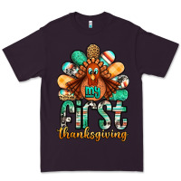 Plum my first thanksgiving turkey Premium Tee - Jasminsmagicworld